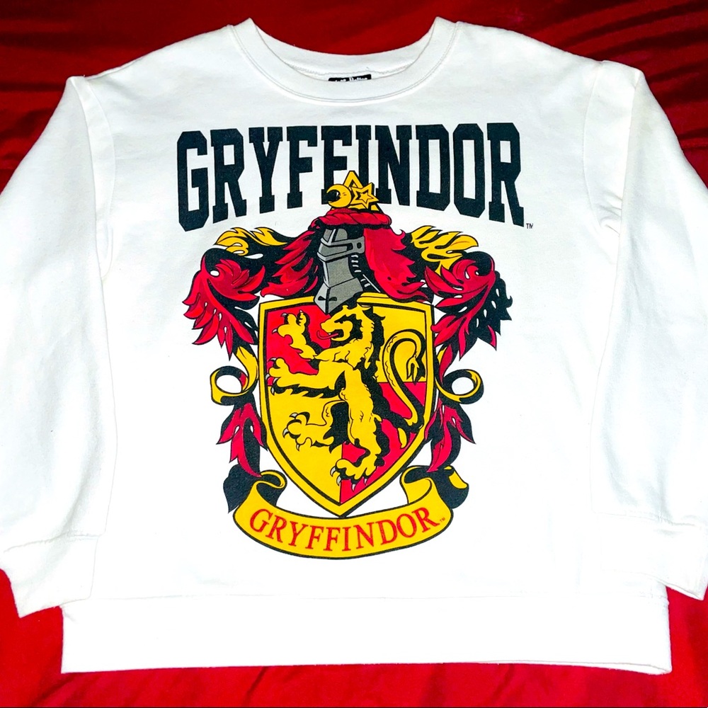 Y2K Harry Potter Gryffindor Crewneck Sweatshirt Small - Picture 1 of 4